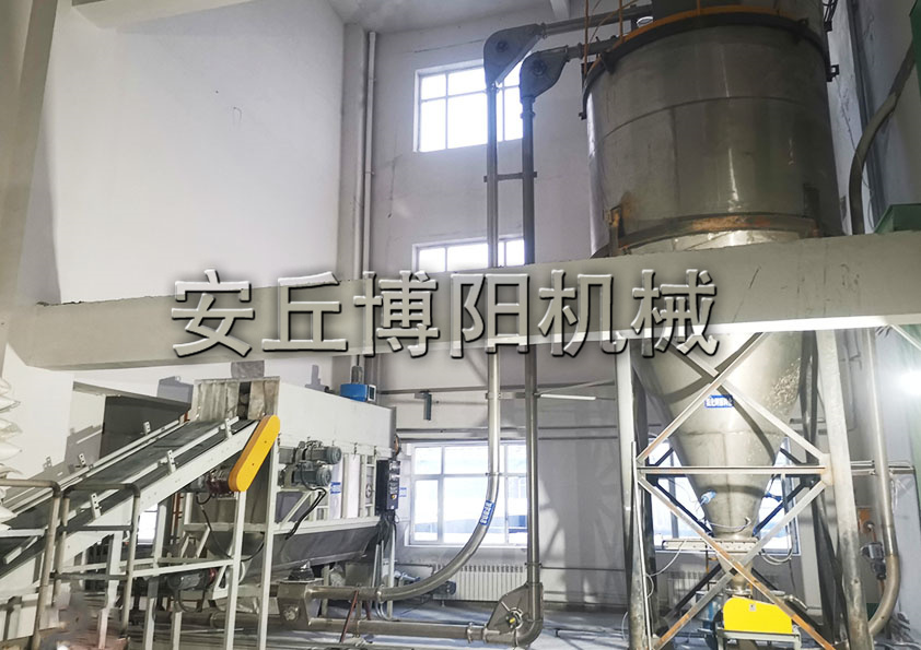 自動拆包機+管鏈?zhǔn)捷斔蜋C